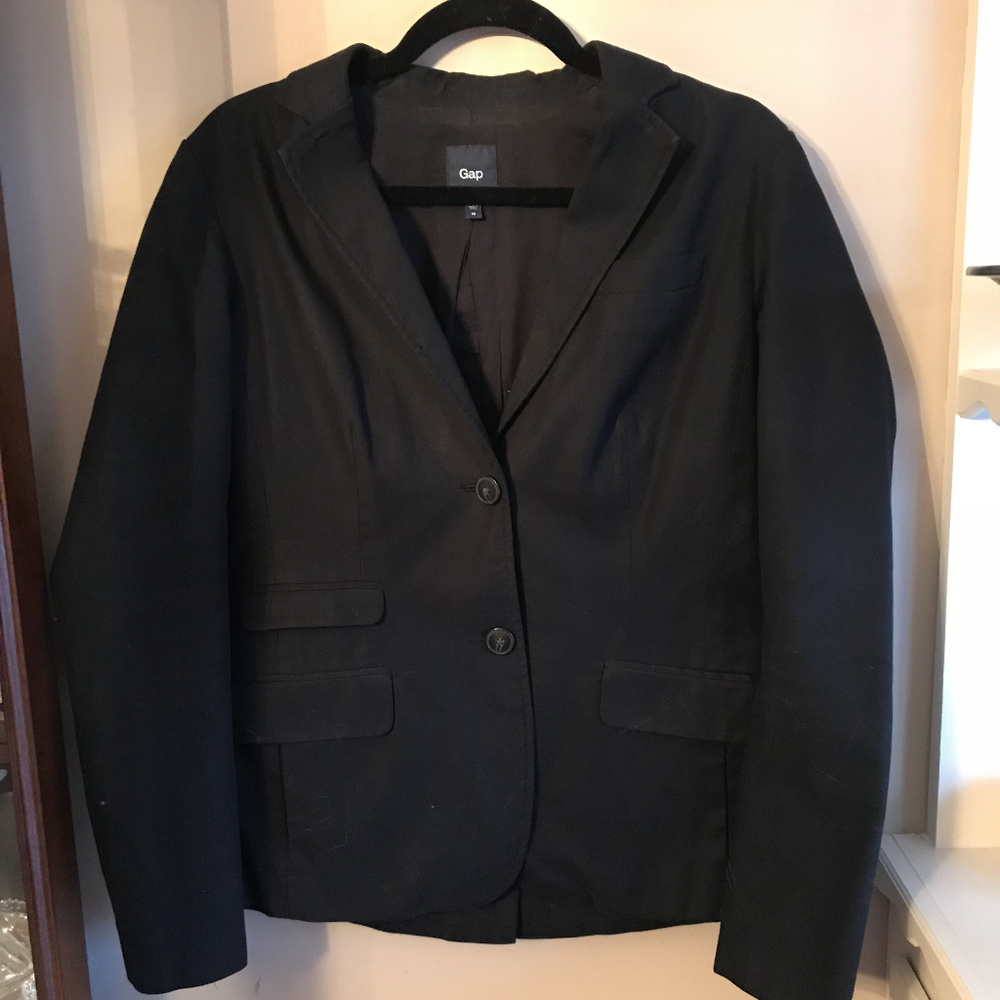 Gap Womens Black Blazer Size 10